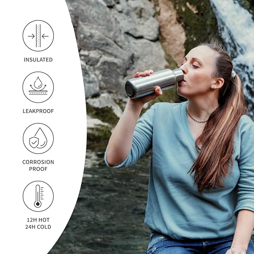 Metal Insulated Water Bottle 16 oz
