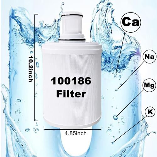 2Pack 100186 Water Filter Replacement Compatible with Amway espring 100186 water filter cartridge (2 Count)