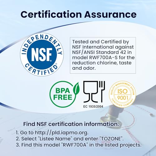 RWF0700A Refrigerator Water Filter Replacement for Samsung DA29 (2 Count)