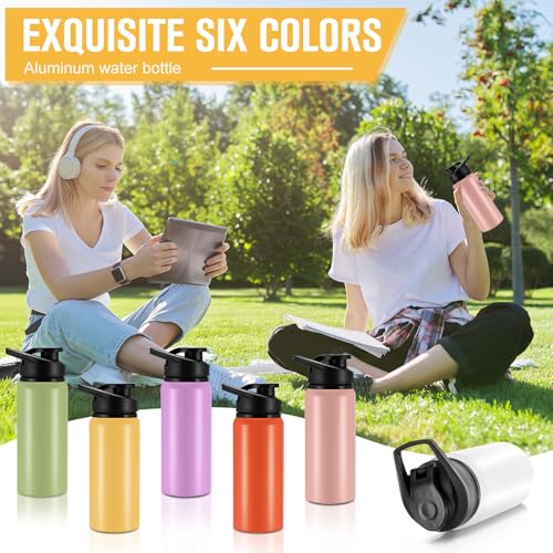 Aluminum Water Bottle Bulk (12 Count)