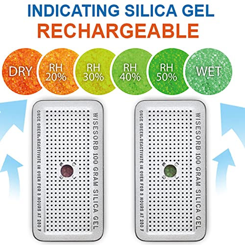 100 Gram 3 Pack Indicating Silica Gel Canister (3 Count)