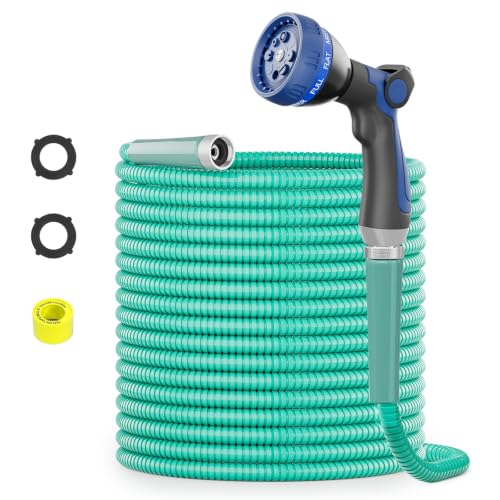 25ft 304 Stainless Steel Metal Garden Hose