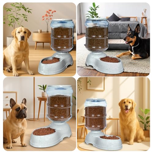 3 Gallon Dog Feeder and Water Dispenser (2 Count)
