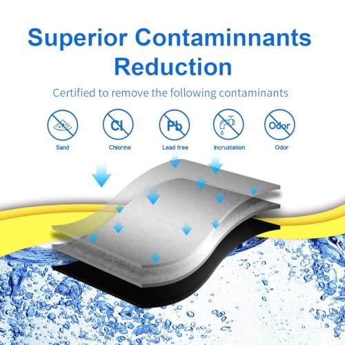 WHR1RXD1 Refrigerator Water Filter Replacement for EDR1RXD1 (3 Count)