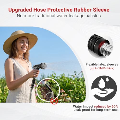 25FT Stainless Steel Garden Hose