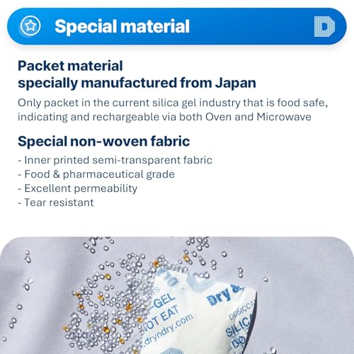 20 Gram [120 Packets] Orange Indicating Silica Gel Packets Desiccants Silica Packets