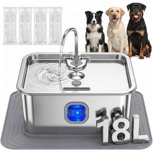 18L 4.76Gal Large Dog Water Fountain