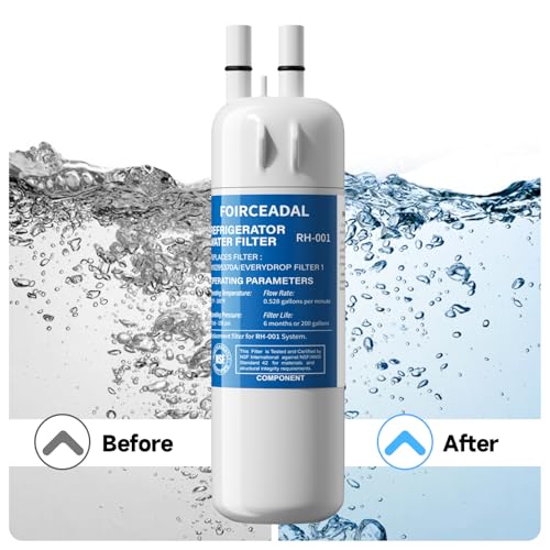 2 Pack EDR1RXD1 Water Filter Replacement Compatible with Whirlpool W10295370A