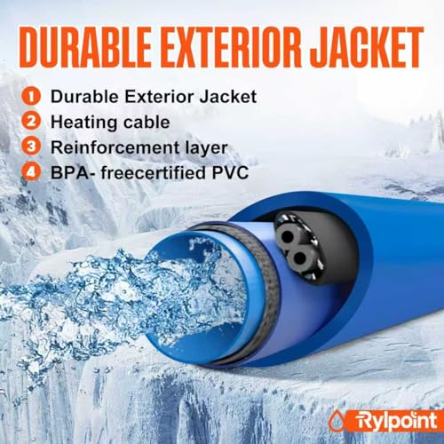 25FT Heated Water Hose for RV