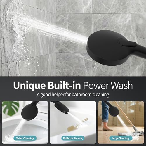 High Pressure Filtered Handheld Shower Head 9 Spray（4 filters）