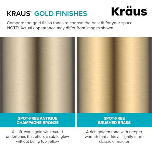 Purita™ Single Handle Drinking Water Filter Faucet for Reverse Osmosis or Water Filtration System in Brushed Brass