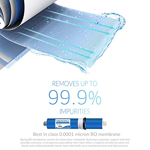 F21KU100 2 Year Reverse Osmosis Water Filter Replacement for 7