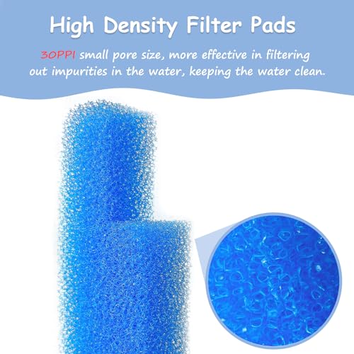 12 Pack Replacement Filter Sponge Foam for Seachem Tidal 55 Filter (12 Count)