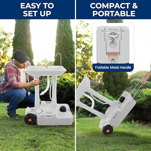 Portable Camping Sink with 30L