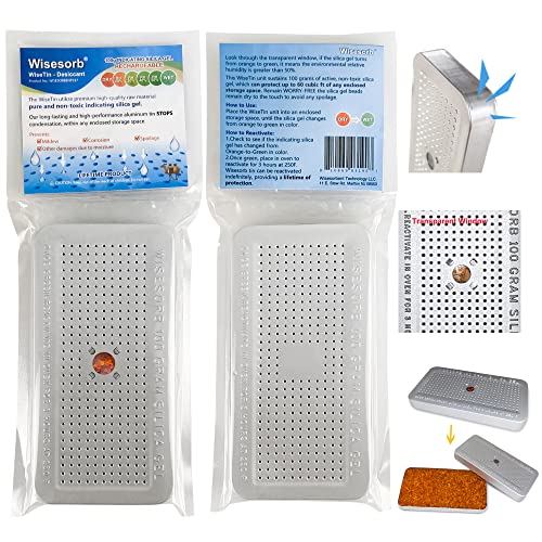 100 Gram 3 Pack Indicating Silica Gel Canister (3 Count)