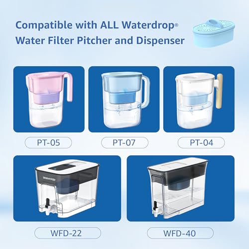 PF AL Alkaline Water Filter Replacement for Waterdrop® Pitcher (2 Count)
