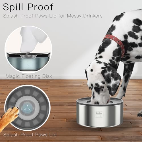 1Gallon No Spill Water Bowl for Dogs
