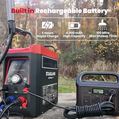 G3MAX Portable Propane Water Heater & Shower Pump for RV Camping