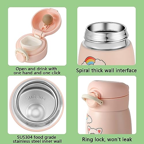 9 oz Mini Water Bottle Small Stainless Steel Thermoses