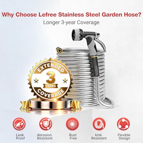 150ft Stainless Steel Garden Hose
