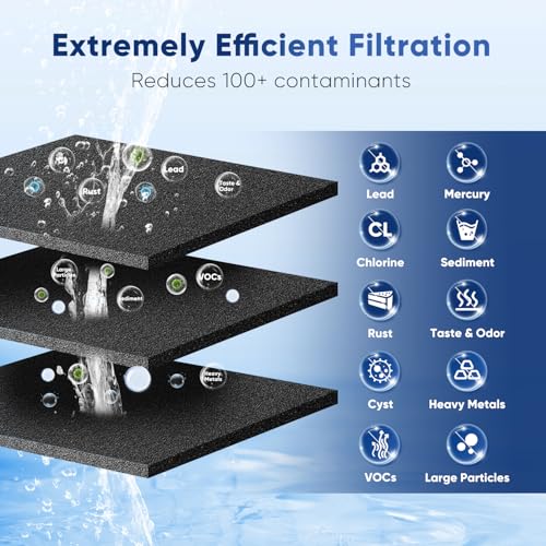 DA29 00003G NSF 53&42 Certified Water Filter Replacement for Samsung DA29 (3 Count)