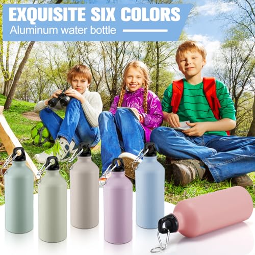 24 Pcs Aluminum Water Bottles Bulk Reusable Bottles (24 Count)