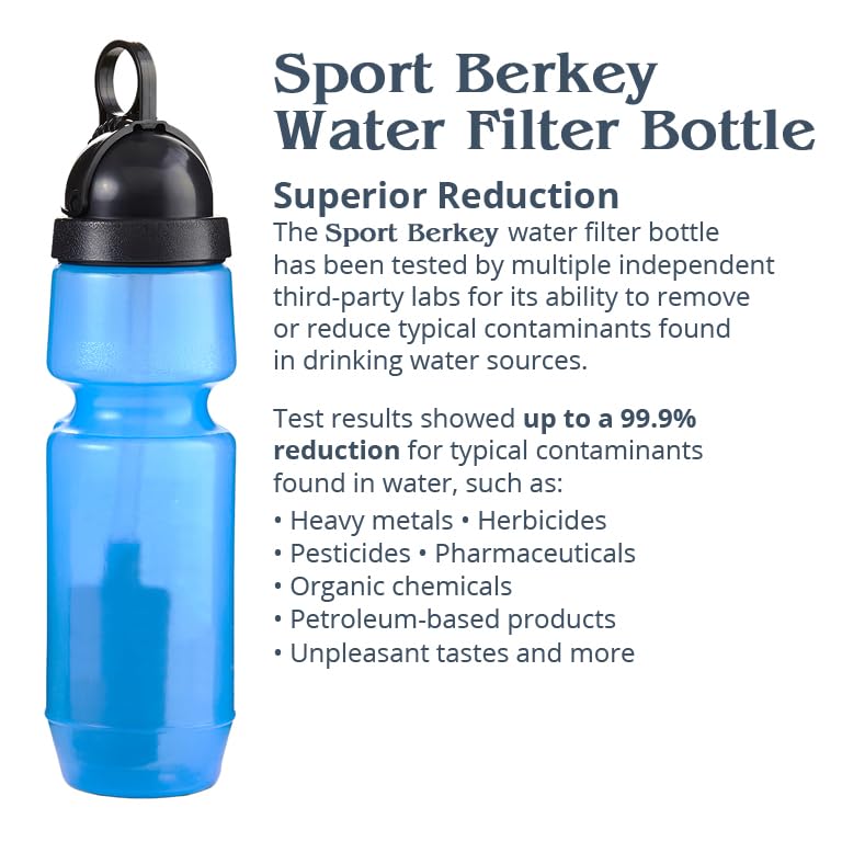Go Water Filter Kit with 1 Qt. Berkey Gravity Fed Water Filter System