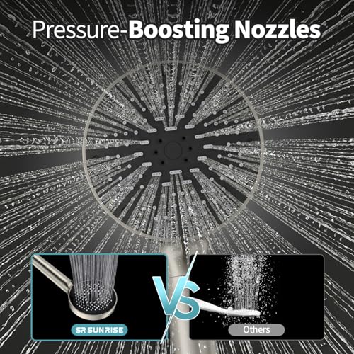 High Pressure Filtered Handheld Shower Head 9 Spray（1 filter）