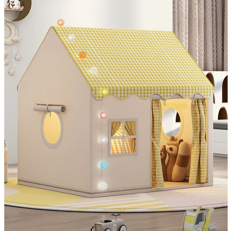 Children Play Tent Princess Castle House Child Room Cartoon Indoor Outdoor Playhouse Folding Decor Tent Toy Christmas Gift Girls